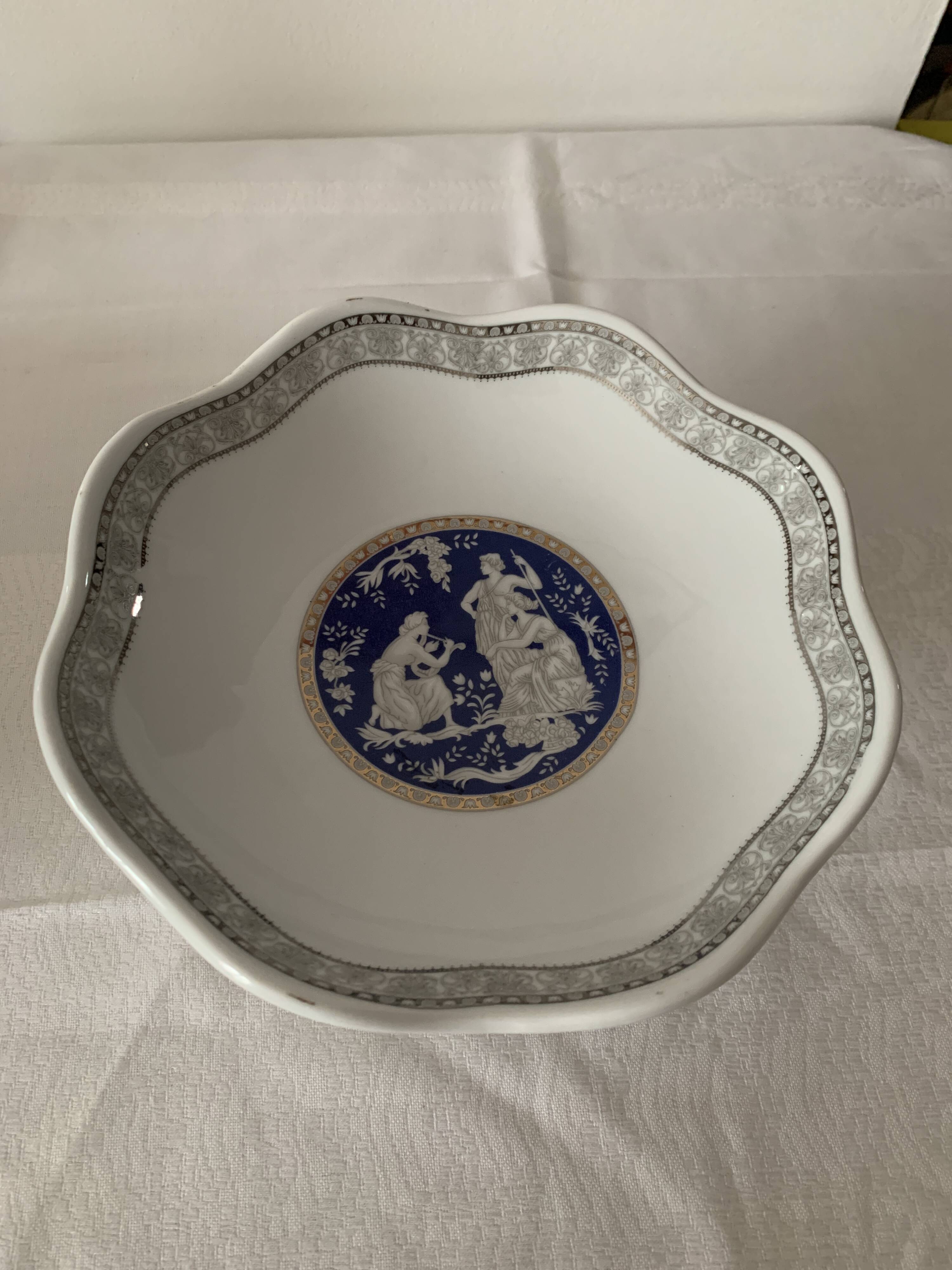 Belle Epoque porcelain compote bowl