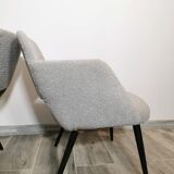 Mid-century restored pair of armchairs