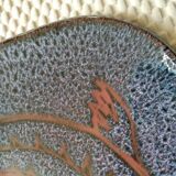 Ceramic dish with fish decoration, Notre Dame du Bec Abbey, 1960s