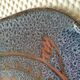 Plat céramique décor poisson Abbaye ND du Bec Années 60