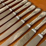 Christofle 12 large marly model knives 24.5 cm