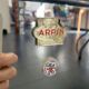 Vintage mirror 1950 triptych barber Arpin grenadine - 37 x 103 cm