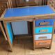 Children's desk 1950 - 1960 with extension and shelf