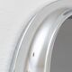Miroir rond en chrome argenté avec verre fumé - Style Space Age italien des années 1960, 65 cm