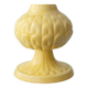 Table lamp in yellow Spanish ceramic, 1960s, new retro Liberty London shade.