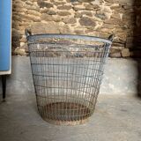 Metal basket, industrial style