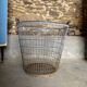 Metal basket, industrial style