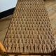 Vintage rattan shelf, console