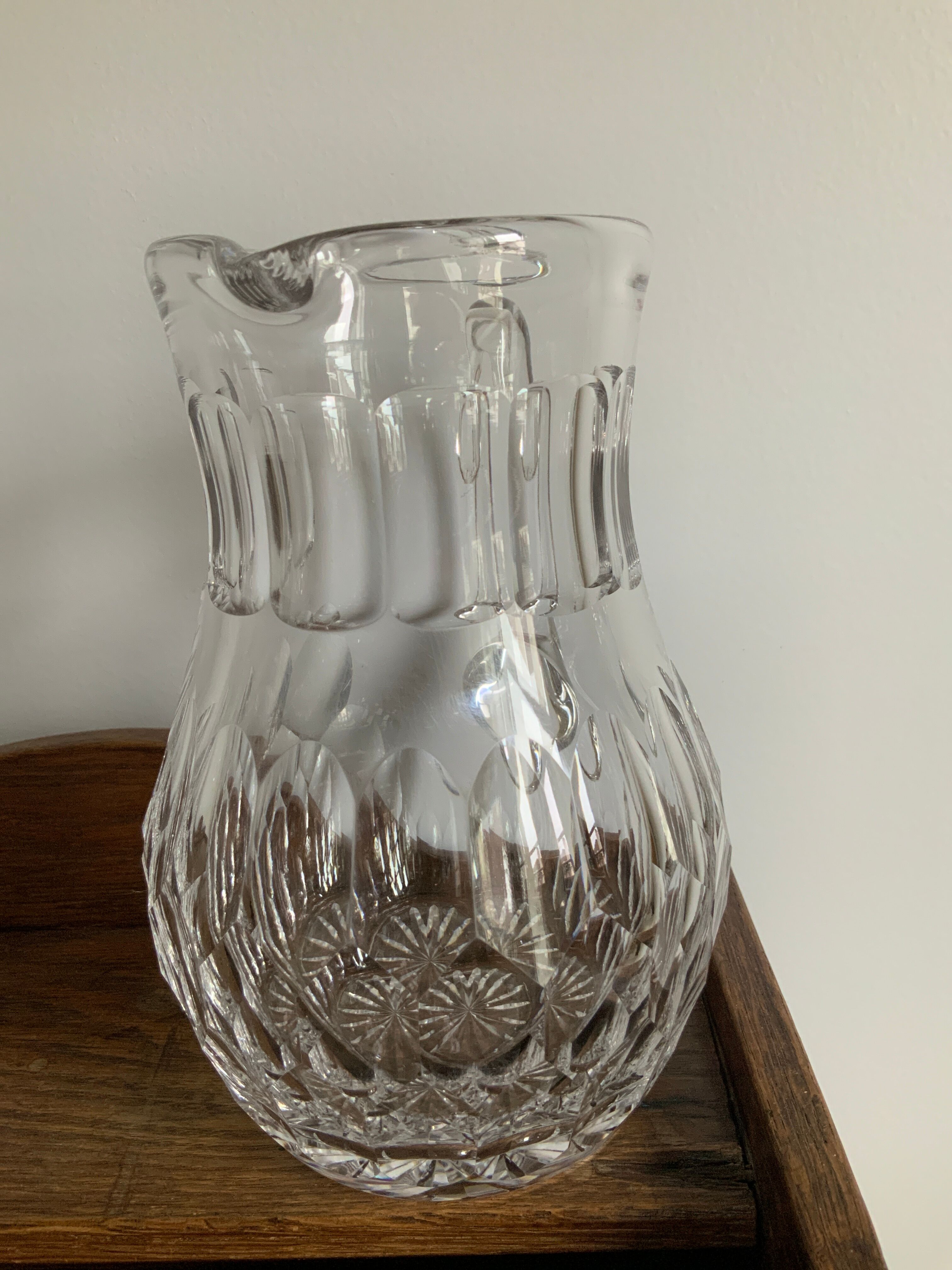 Crystal water pitcher