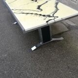 Vintage chrome and bakelite coffee table