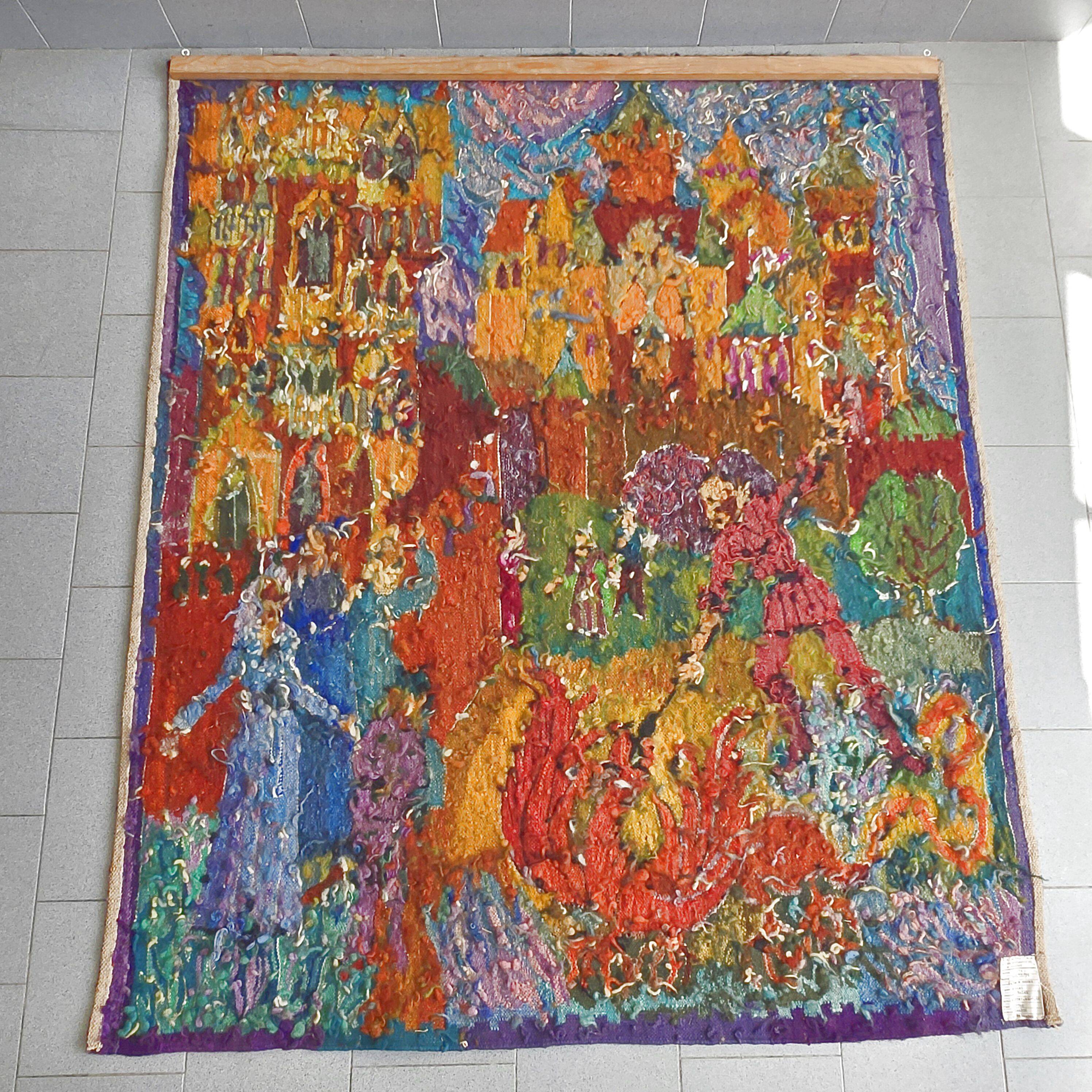 Vintage Polish tapestry 1970