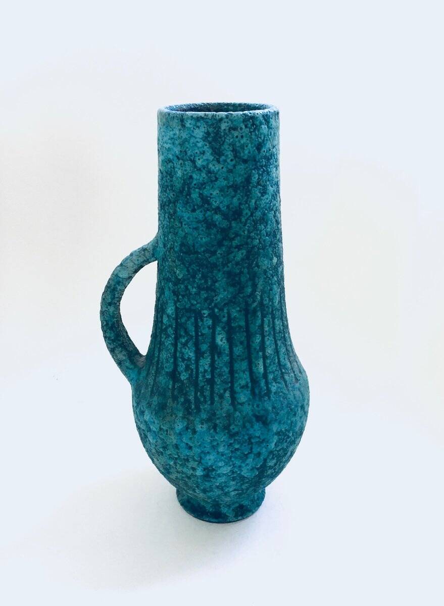 Art Ceramics Sgraffito Handle Vase by Alvino Bagni for Raymor, 1960s