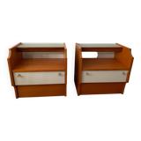 Pair of vintage bedside tables