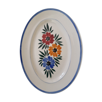 Badonviller Oval Plate