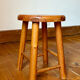Vintage pine stool