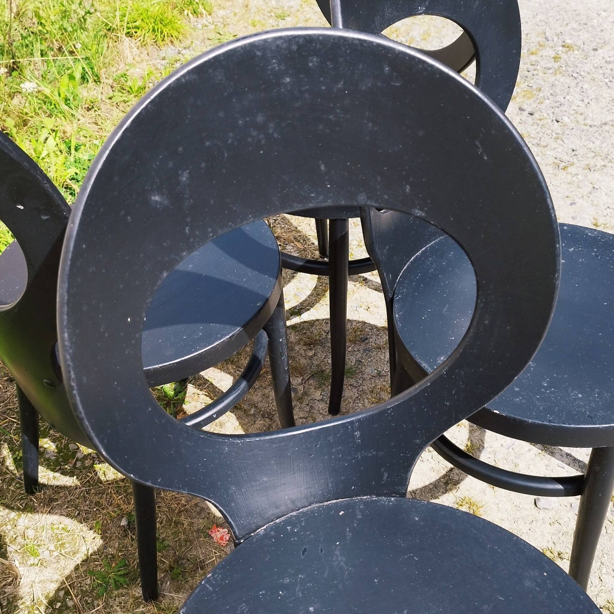 Serie de 4 chaises modèle Baumann