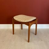 Tabouret danois en teck du milieu du siècle par Erik Buch, années 1960