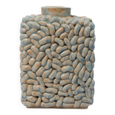 Vase en céramique Molécules - Petit béryl