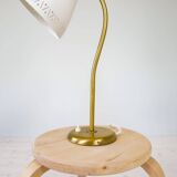 Rare adjustable mid-century table lamp by Böhlmarks, 1940s, Sweden.