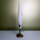 Lamp in gilded brass and perspex style 50 / 60