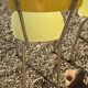 Paire de chaise Formica jaune