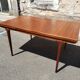Scandinavian teak table expandable