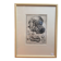 Old Print Engraving 19th Century Framed Anatomy Artery Face Bernard Dixerit