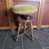 Ancien tabouret de piano réglable
