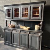 Kitchen cabinet in refinished fir