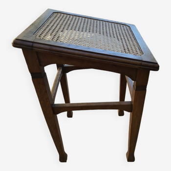 Cane piano stool