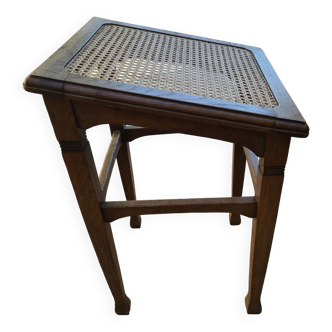 Cane piano stool