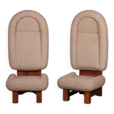 Pair of high armchairs from the 1970s