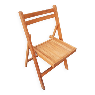 Chaise pliante en bois