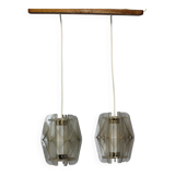 Vintage "spiderweb" chandelier, Czechoslovakia, 1960s