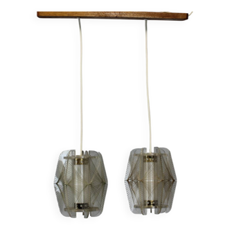 Vintage "spiderweb" chandelier, Czechoslovakia, 1960s