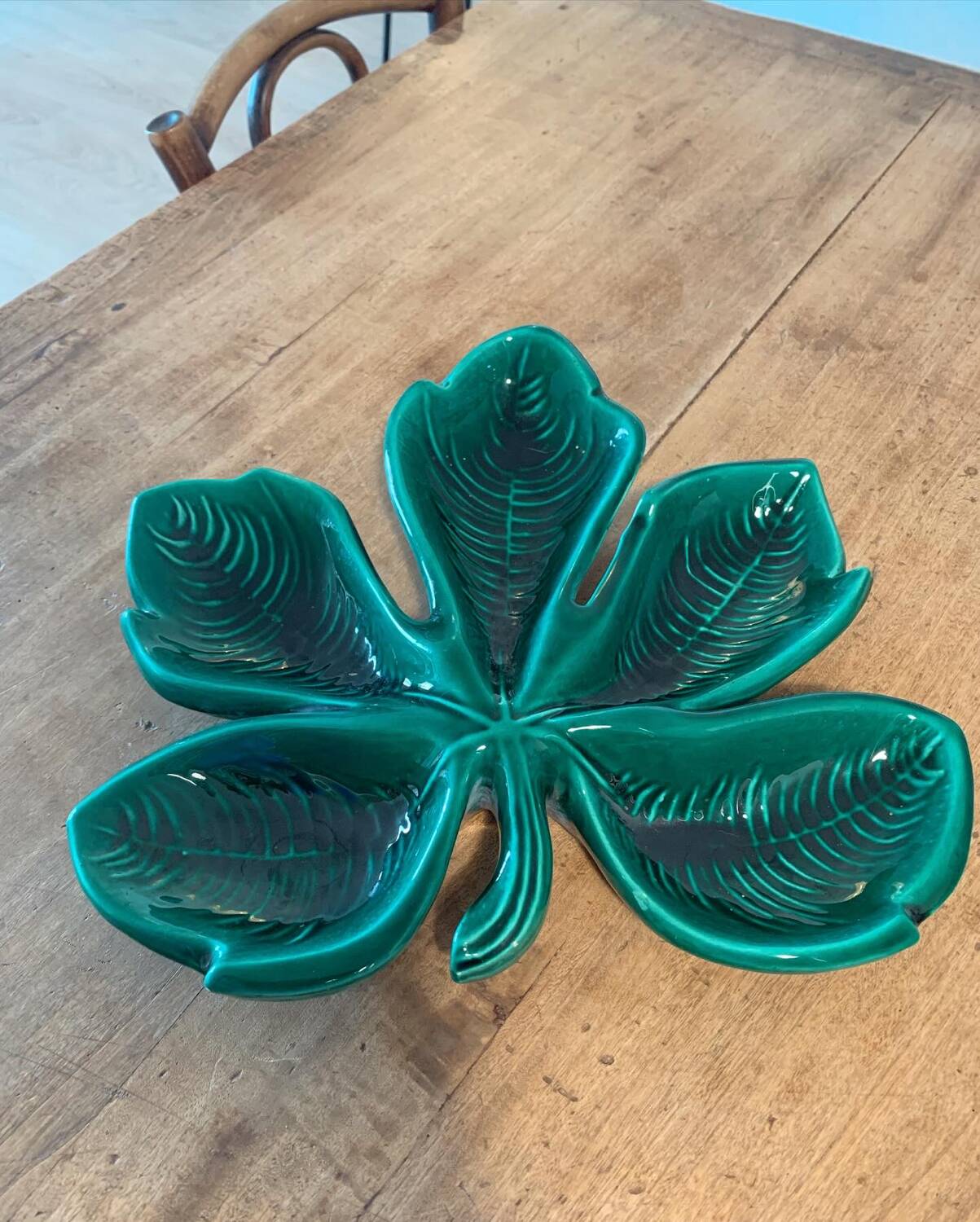 Old ceramic dish in the Vallauris style