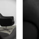 Fauteuils pivotants noirs, 1970