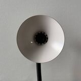 Vintage white and black metal desk lamp