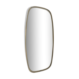 Vintage mirror 1960 asymmetrical mirror - 46 x 24 cm