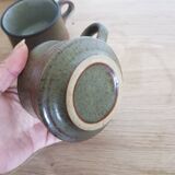 3 purbeck pottery studland tea cups