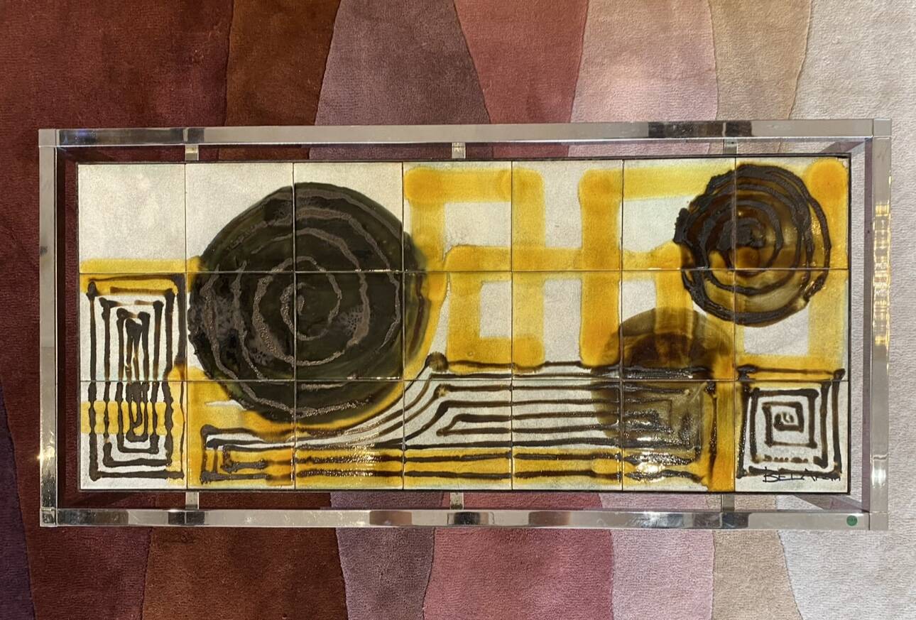 Tufted wool rug by Giulia Sola 160x230cm