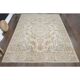 1970s Vintage Persian Handmade Wool Cotton Orange Area Rug 290x372