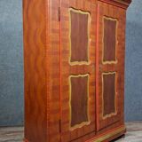 Polychrome Alsatian wardrobe – 19th century