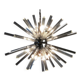 Sputnik crystal prism chandeliers - 50 prisms
