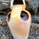 Vase enamelled sandstone