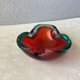 Cendrier Murano Sommerso vintage