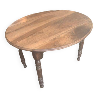 Table ronde en bois ancienne