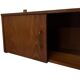 Vintage wall cabinet compact wall system 1960s teak veneer