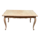 Louis XV extendable dining table, 20th century, renovated in solid oak, 245cm