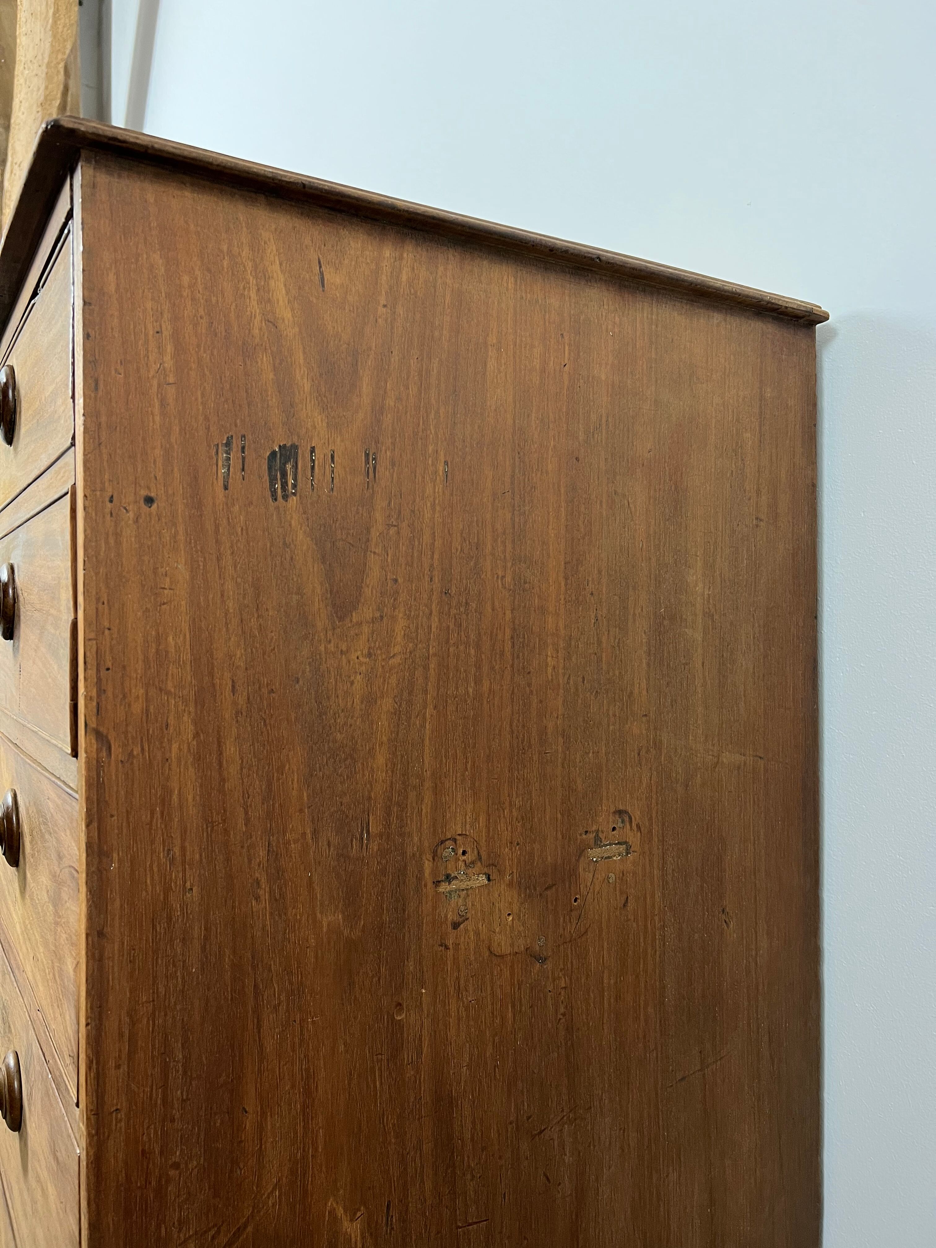 English bureau chest of drawers